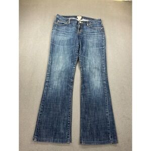 Gap 1969 Curvy Flare Jeans Womens 6 28L Blue Medium Wash Stretch Denim Pants